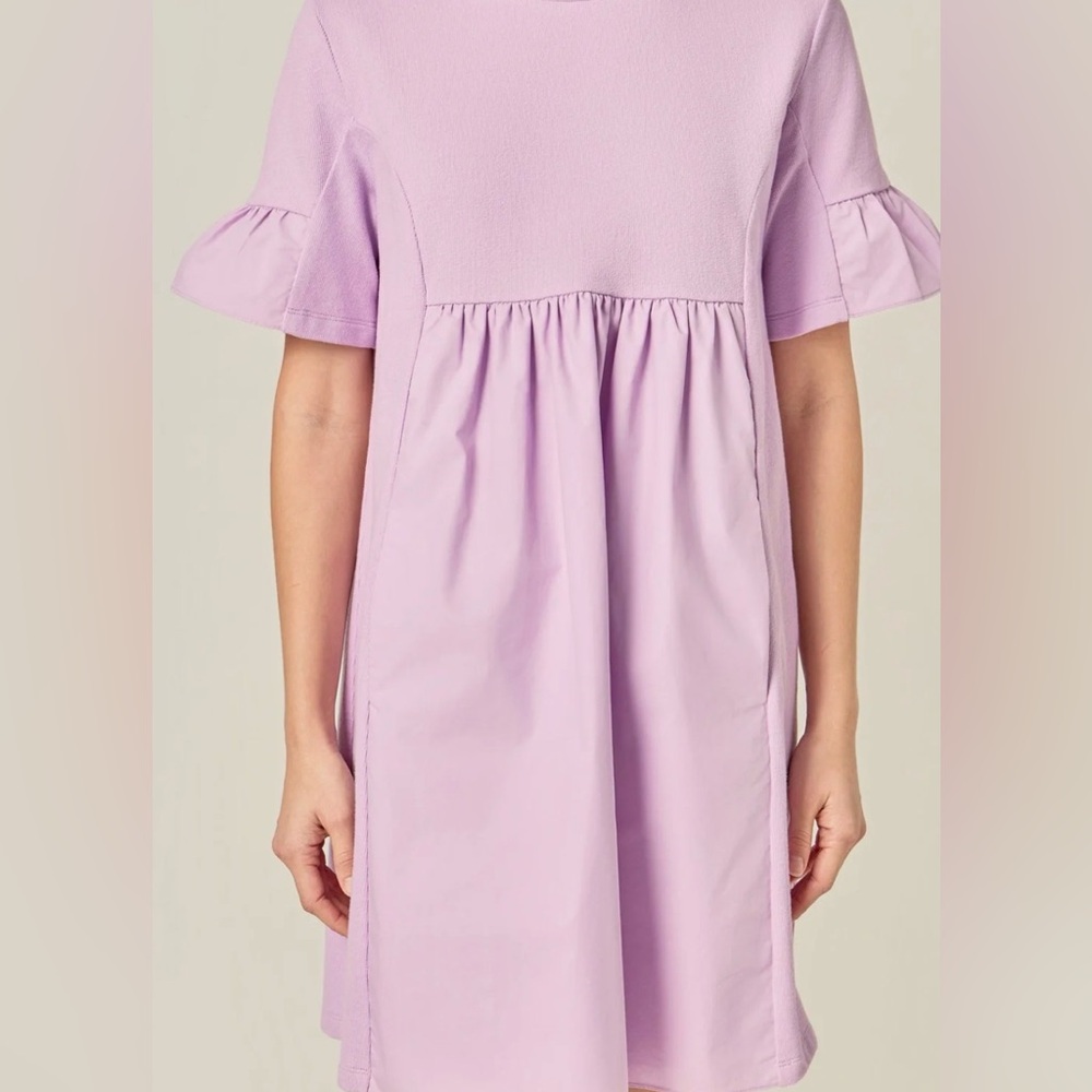 English factory women size small lilac dress
